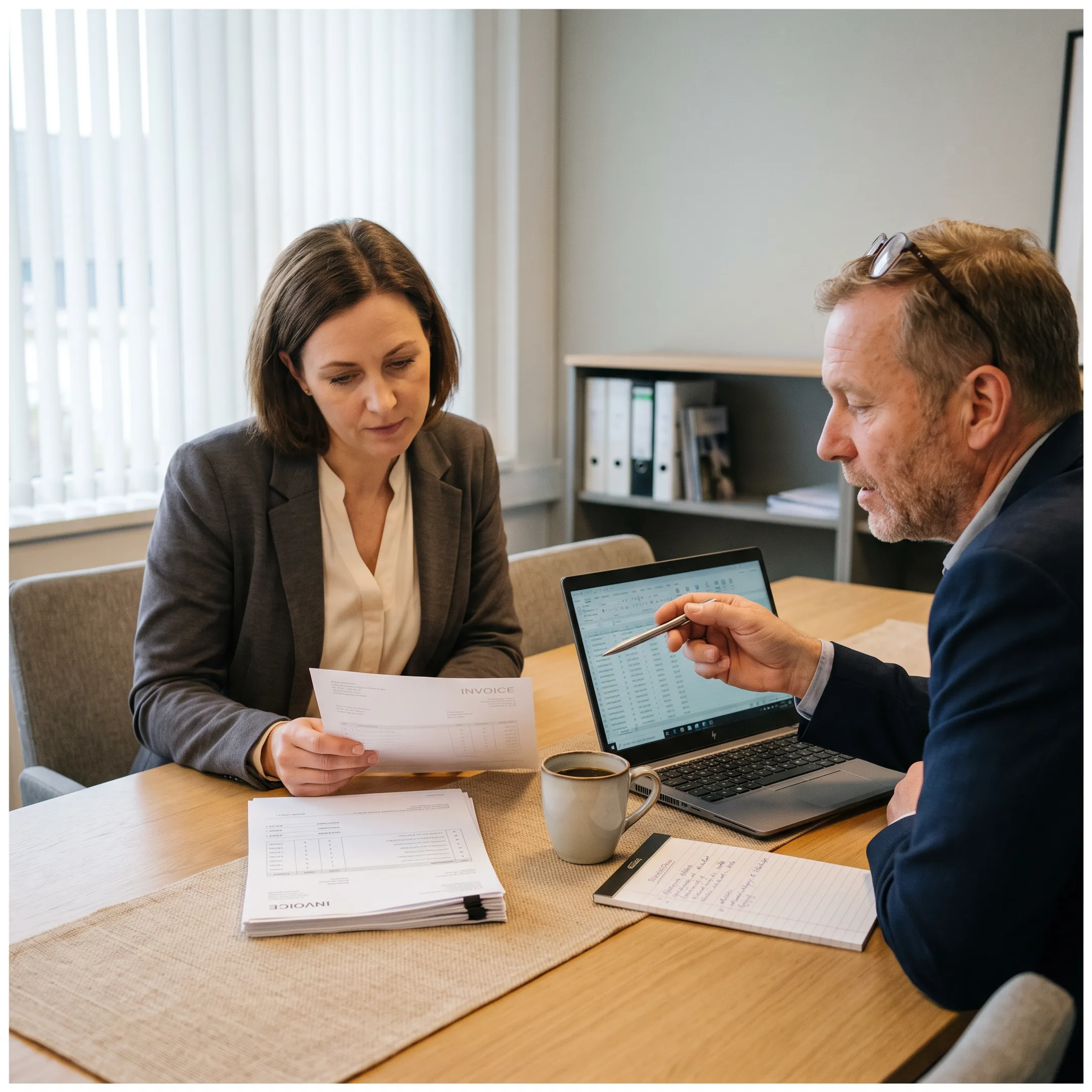 Business owner planning working capital use