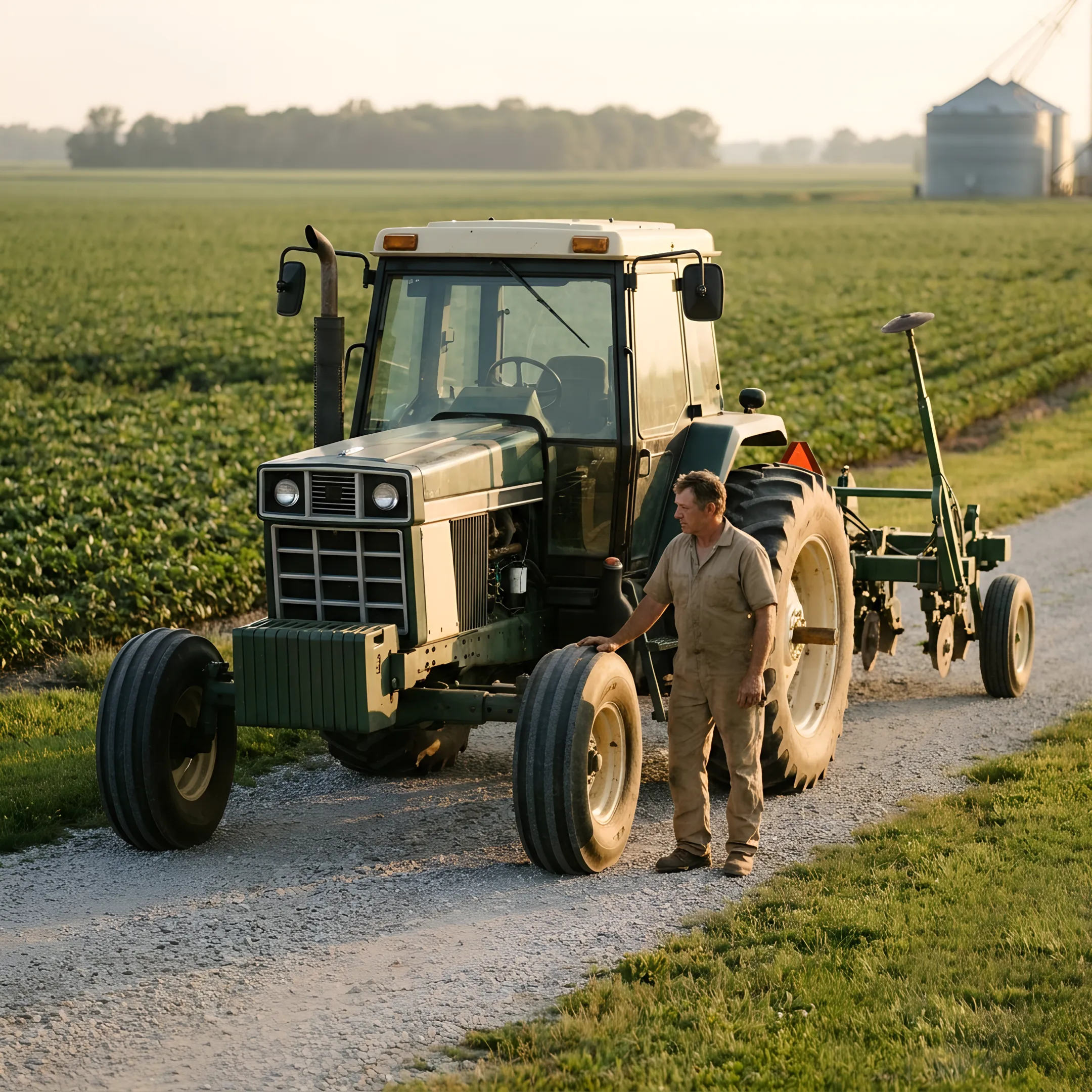 Agricultural equipment prepared for financing