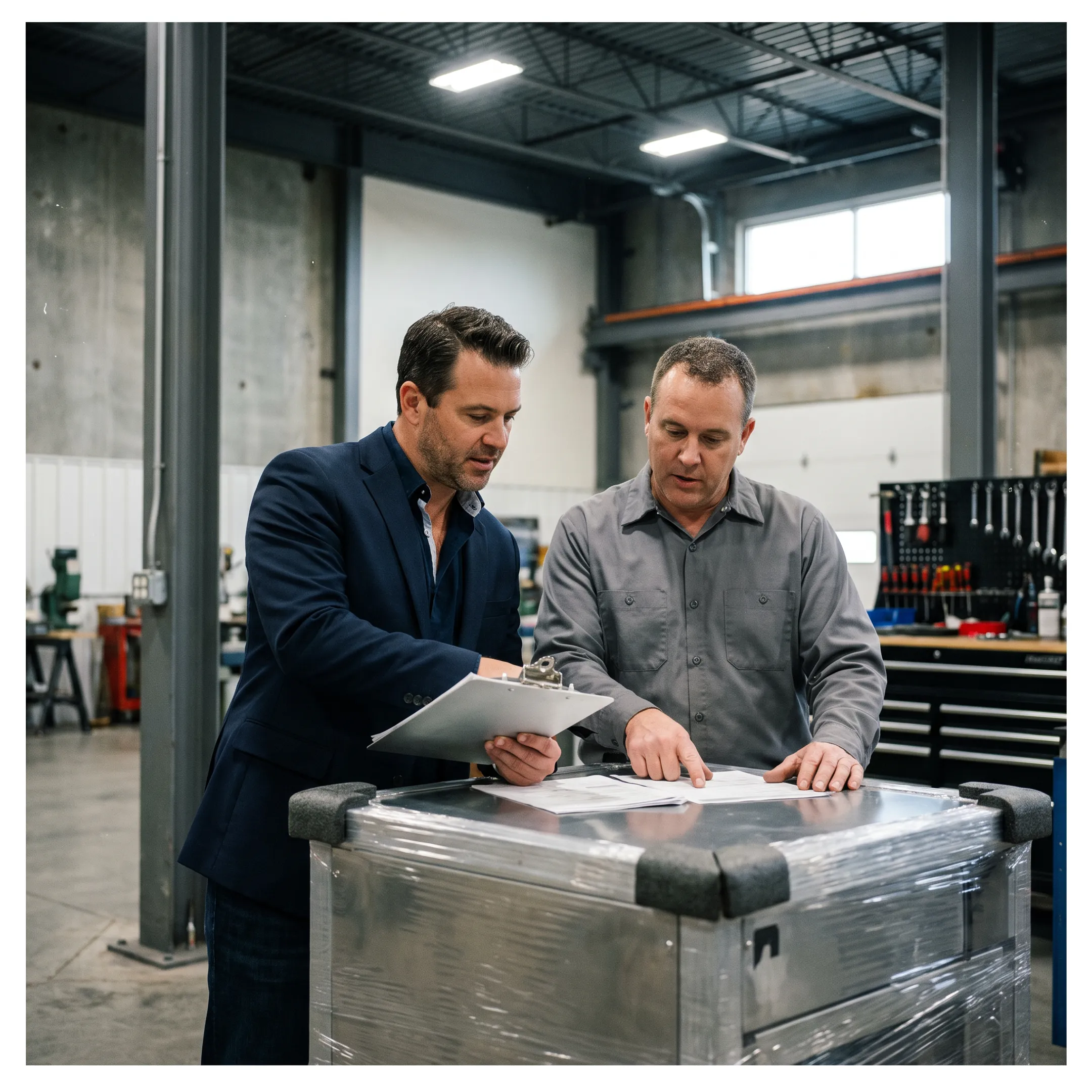 Commercial machinery acquisition supported through equipment financing