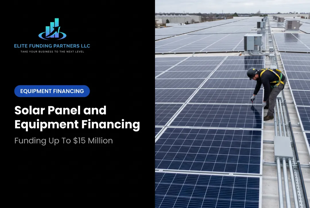 Solar Panel and Equipment Financing