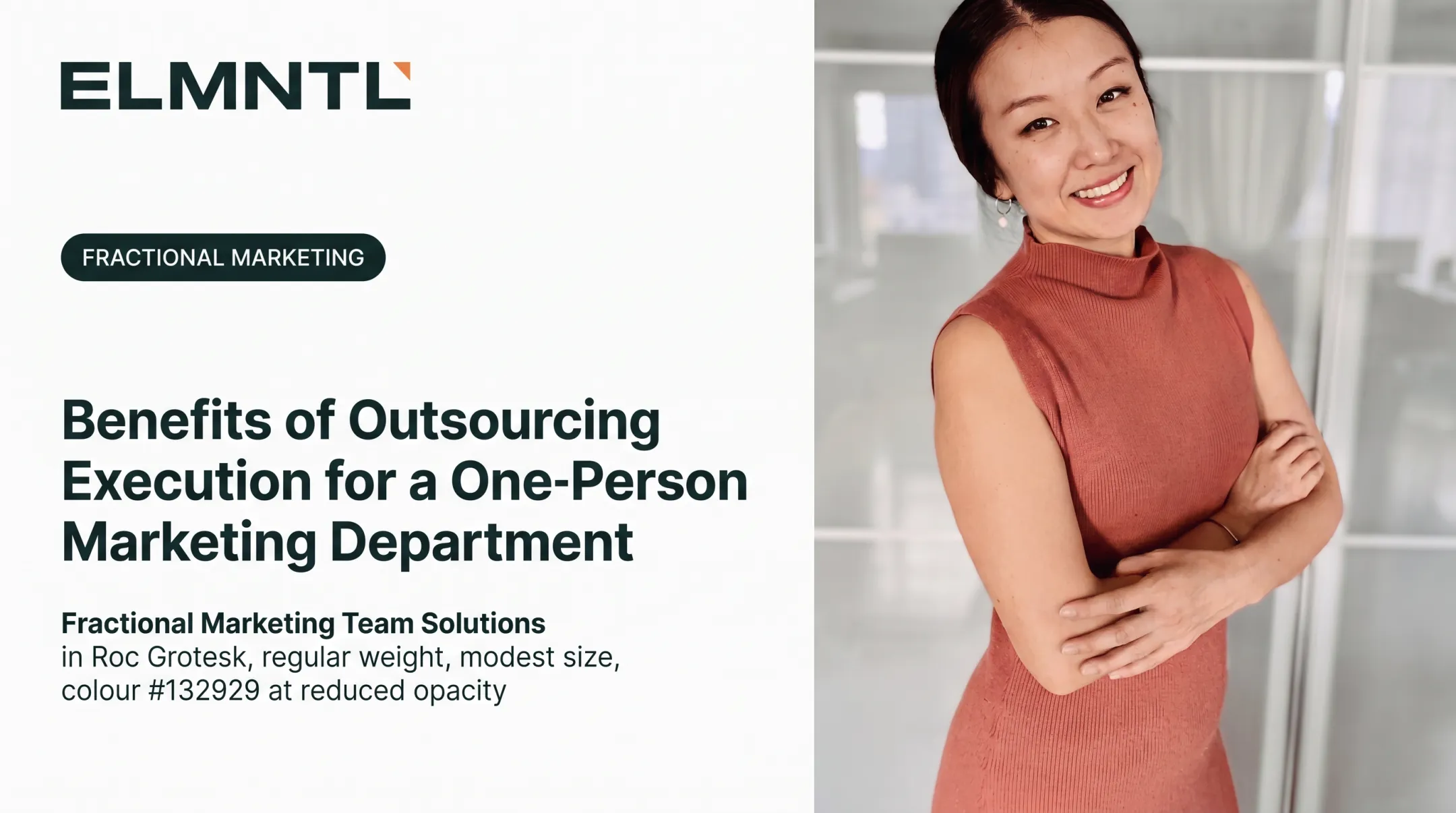 Benefits of Outsourcing Execution for a One-Person Marketing Department