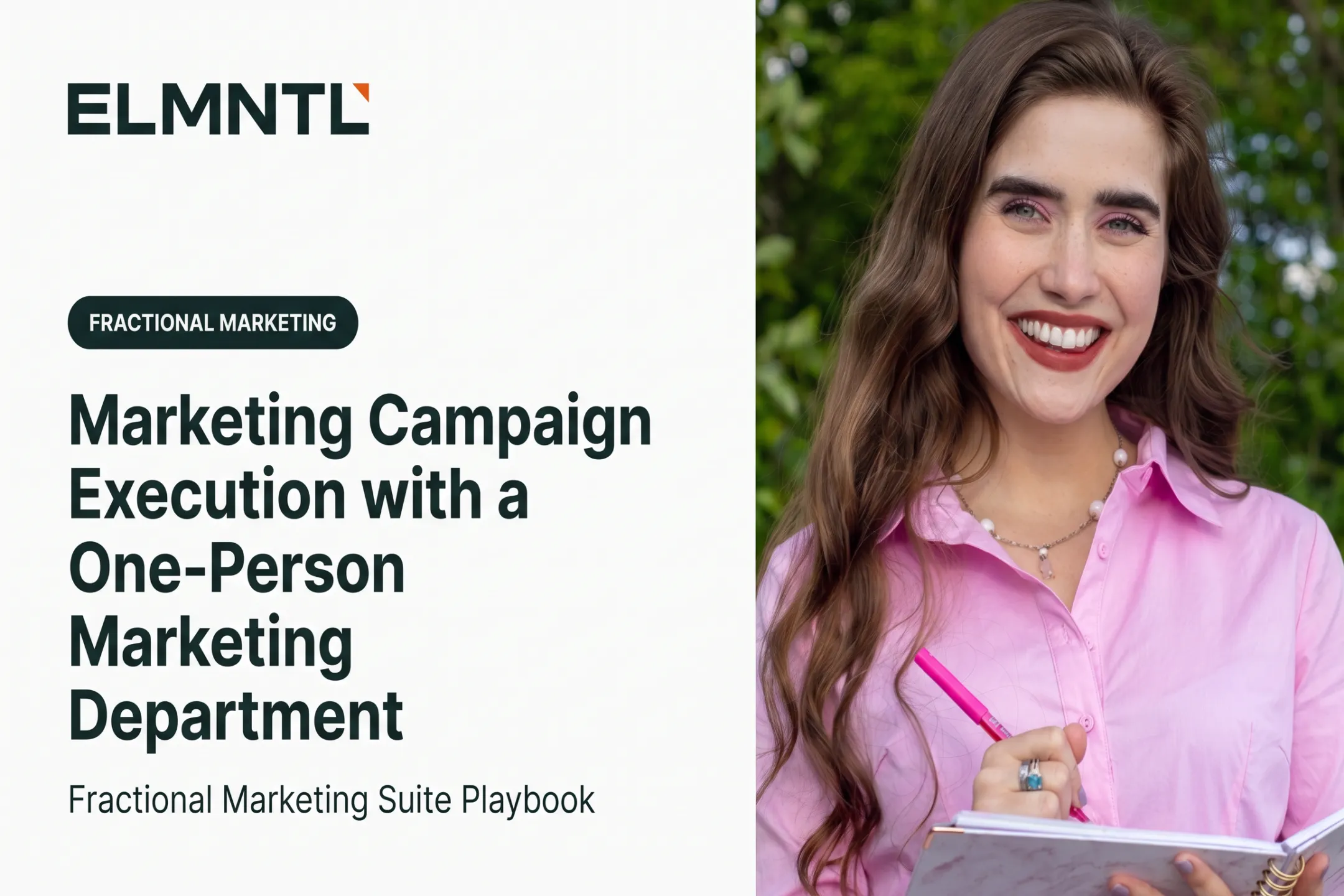 Marketing Campaign Execution with a One-Person Marketing Department