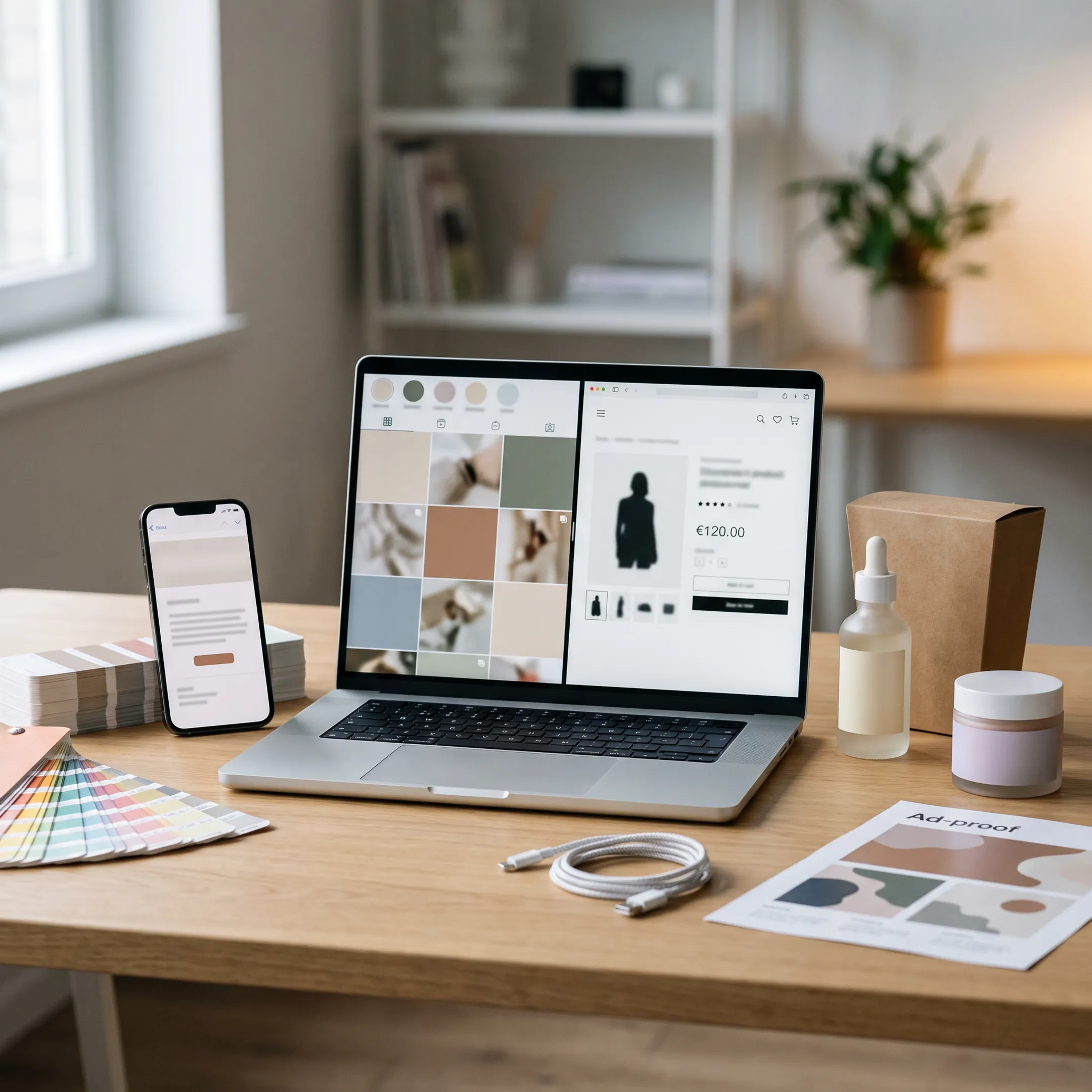 Consumer packaged goods marketing campaign displayed across digital channels