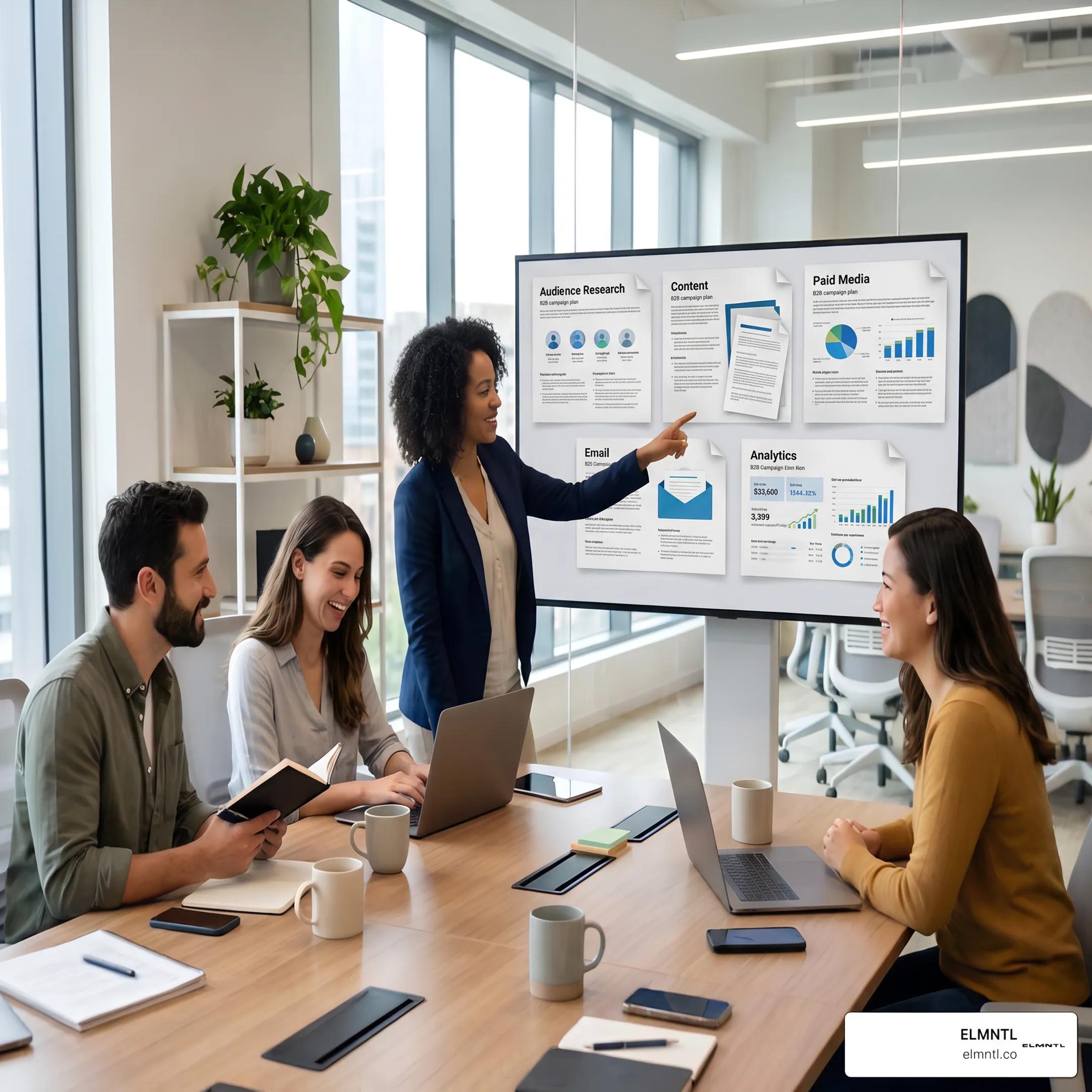 B2B marketing professionals planning an integrated campaign