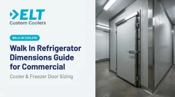 Walk In Refrigerator Dimensions Guide for Commercial