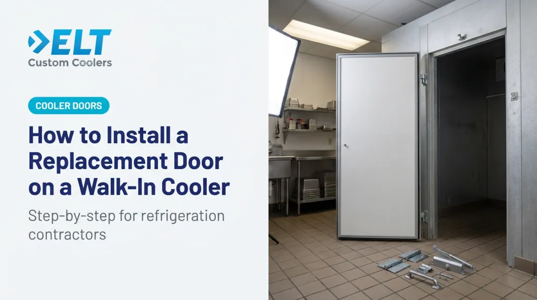 How to Install a Replacement Door on a Walk-In Cooler