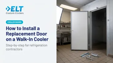 How to Install a Replacement Door on a Walk-In Cooler