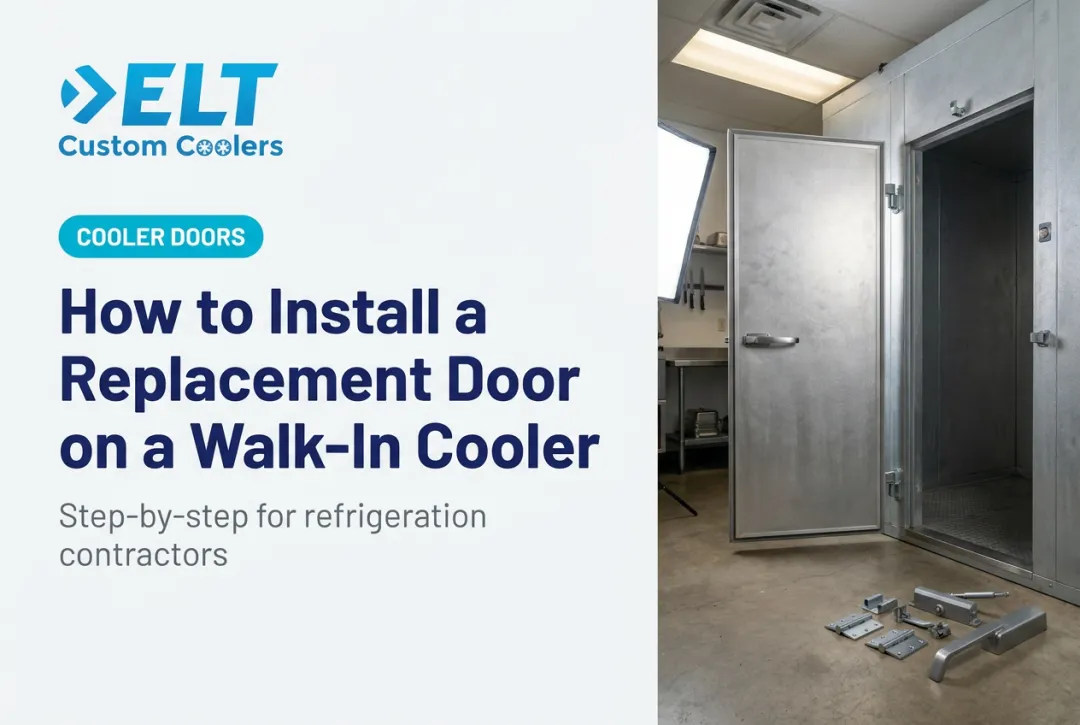 How to Install a Replacement Door on a Walk-In Cooler