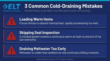 Three common freezer box mistakes that accelerate ice melt and cold loss