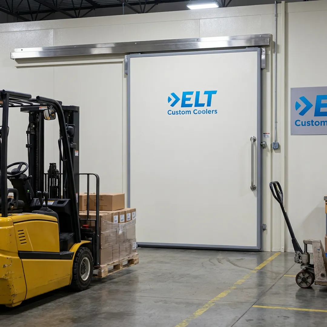Food Distribution Cold Storage Sliding Door