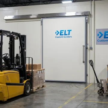Food Distribution Cold Storage Sliding Door
