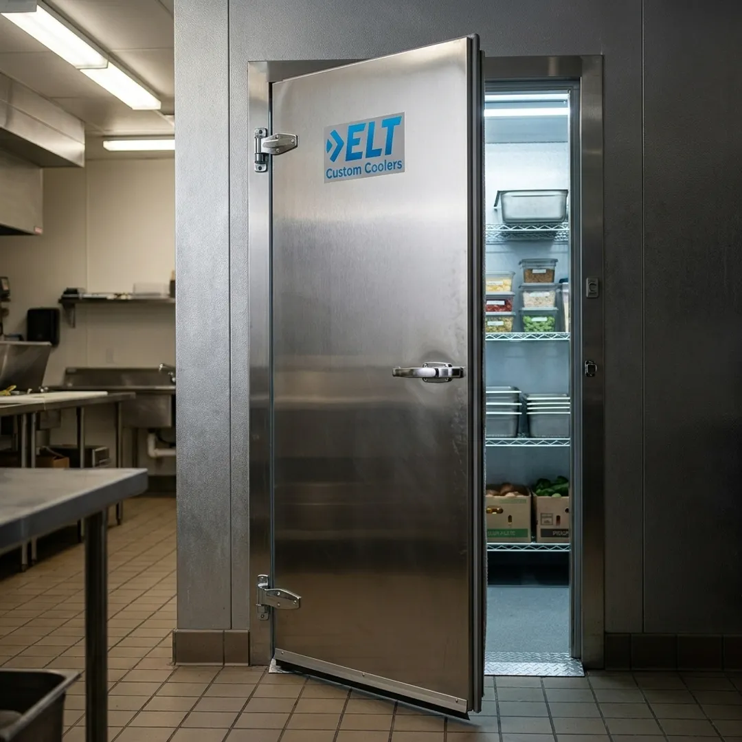Restaurant Walk-In Cooler Door