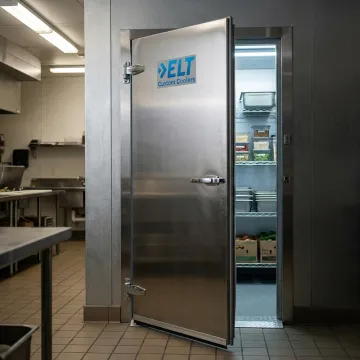 Restaurant Walk-In Cooler Door