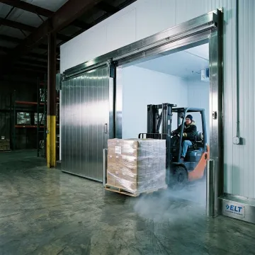 Cold storage warehouse sliding door