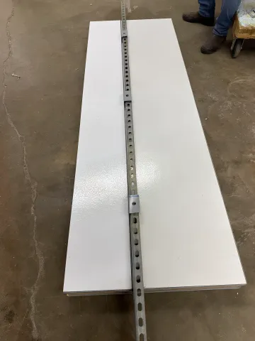 Kason® 402 Easimount Strip Curtain Set (6"W x 84"H Strip), 38" Door Width