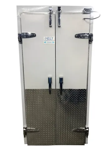 Walk-In Freezer French Doors — Prehung with Frame