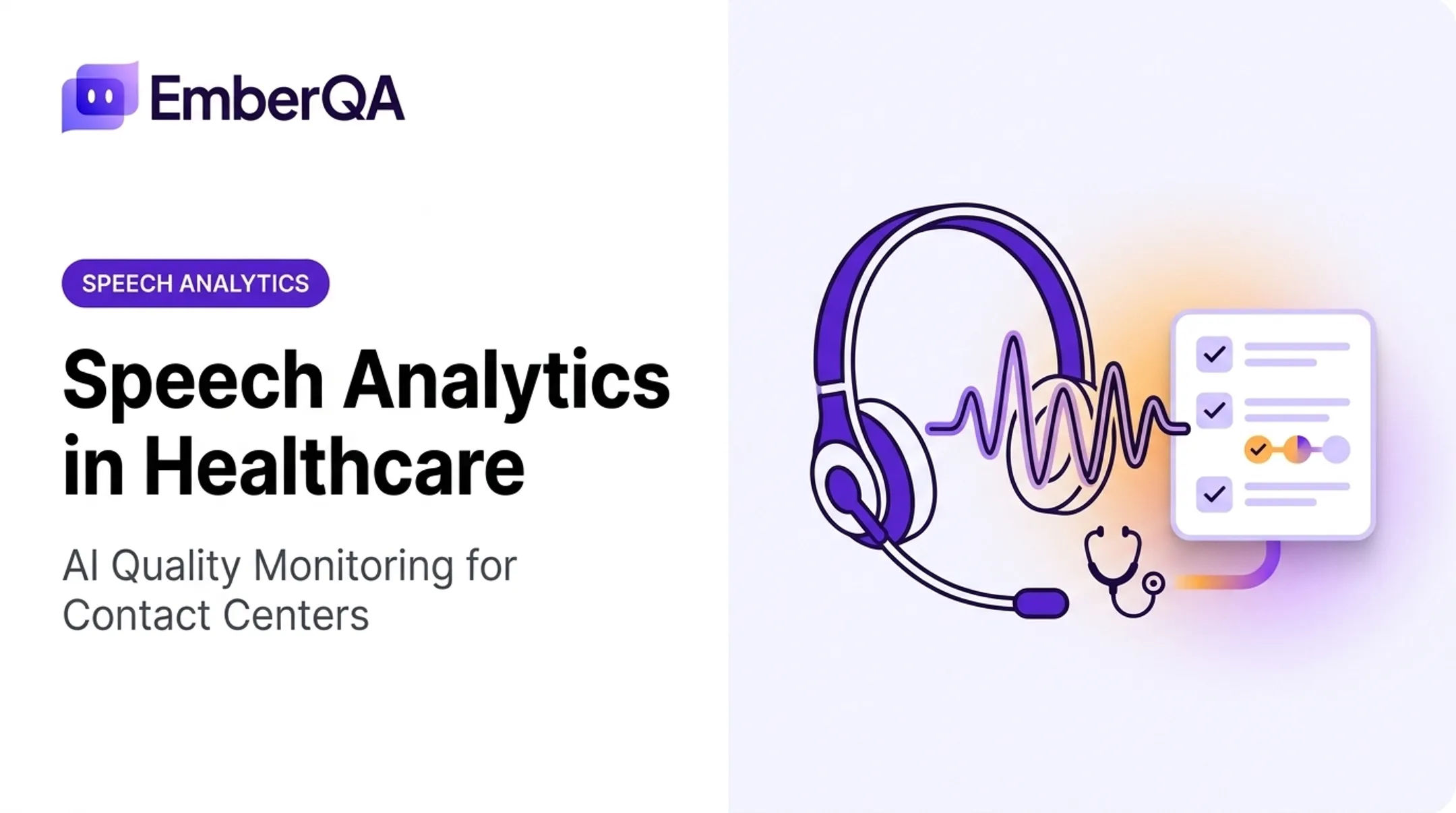 Speech Analytics in Healthcare
