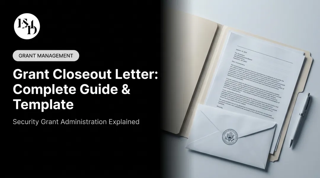 Grant Closeout Letter: Complete Guide & Template