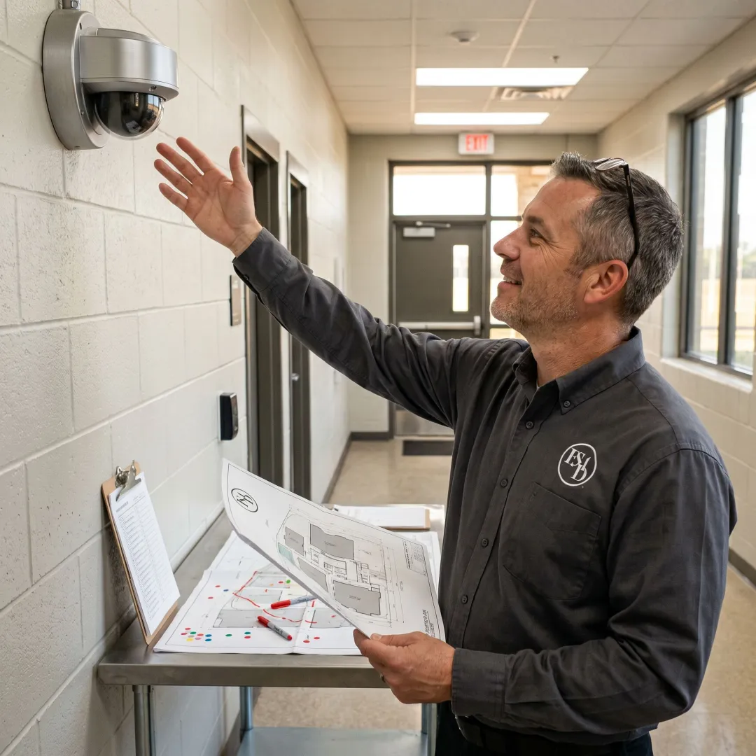 Security consultant conducting Austin vulnerability assessment