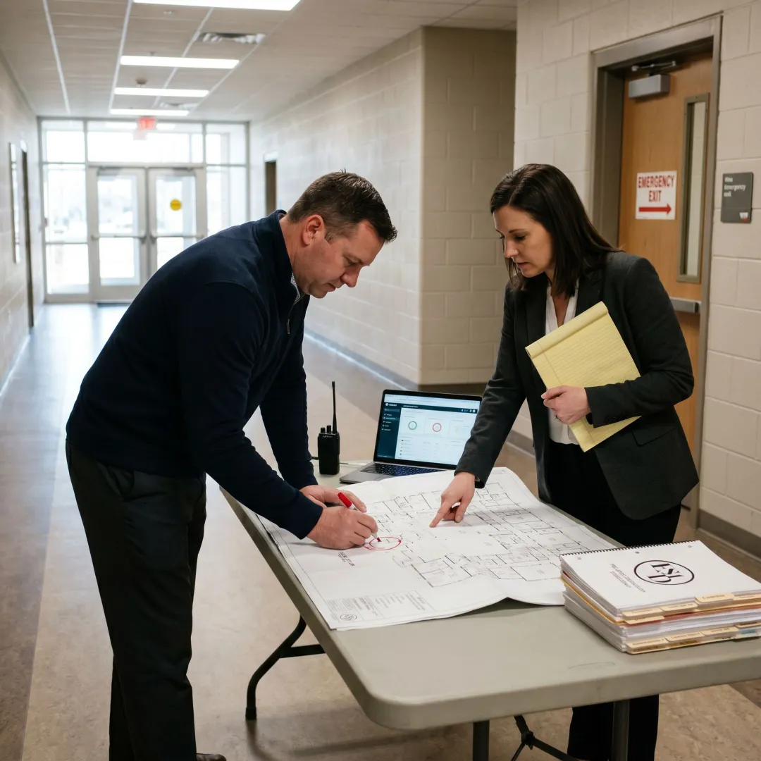 Security team mapping assessment findings