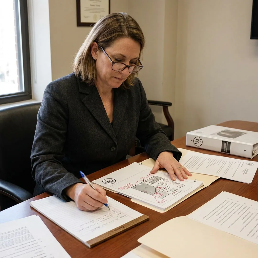Consultant preparing expert witness testimony