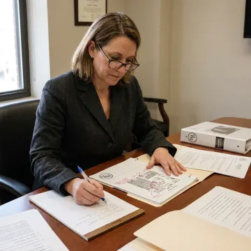 Consultant preparing expert witness testimony