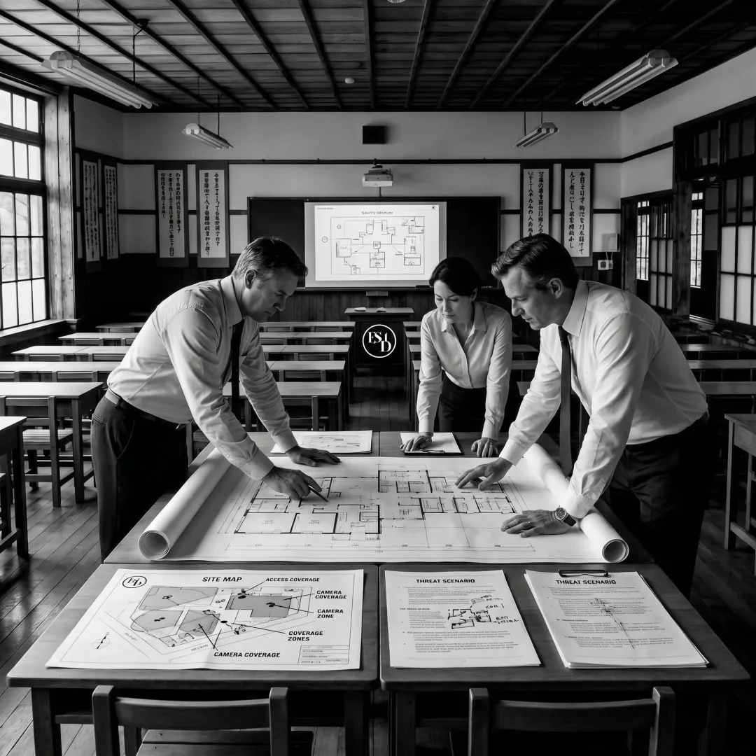 Security assessment team mapping risk priorities