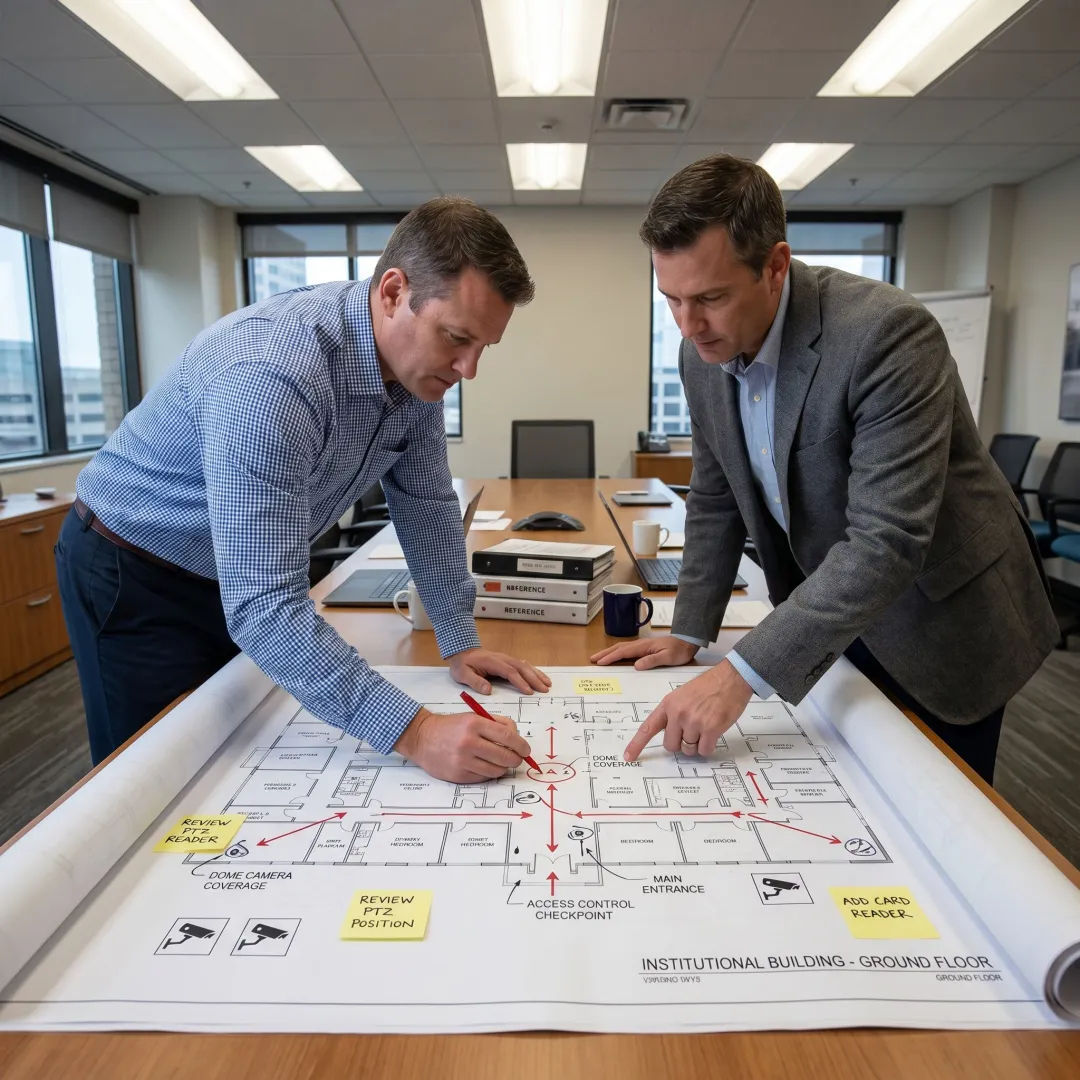 Consultants planning institutional security improvements