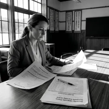 Consultant preparing nonprofit security grant application