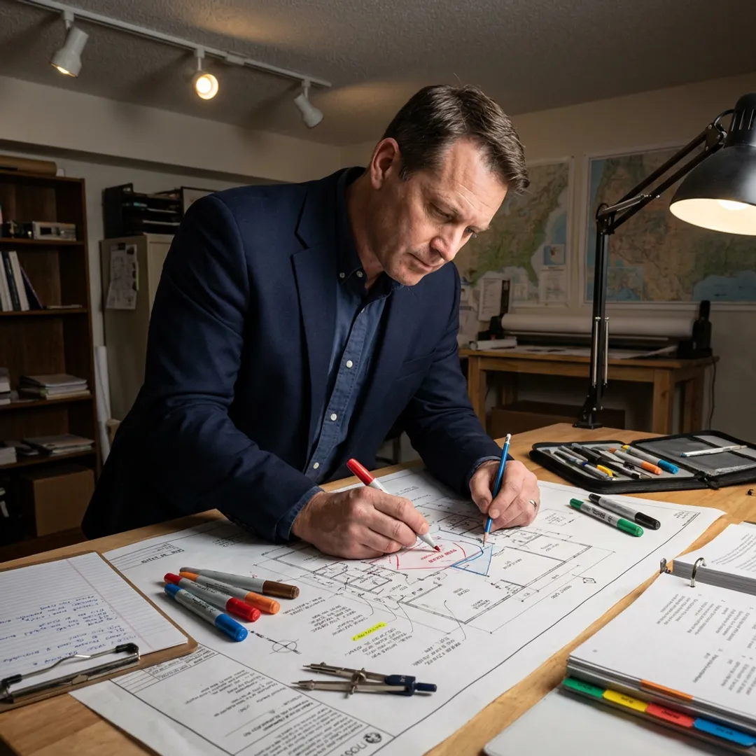 Security design consultant mapping facility risks