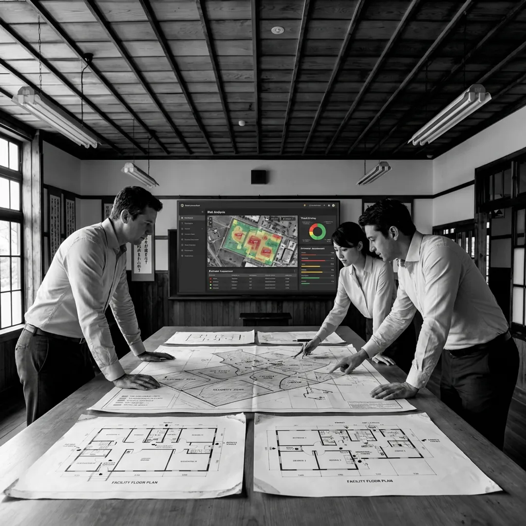 AI-assisted physical security consulting session