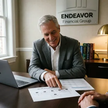 Advisor mapping a business succession planning process