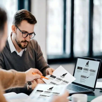 Advisor mapping a business owner retirement planning process