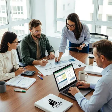 Advisor mapping a five-step retirement income process