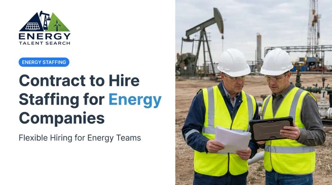 Contract to Hire Staffing for Energy Companies