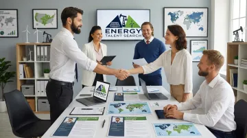Energy Talent Search recruiting team conducting personalized energy sector candidate search