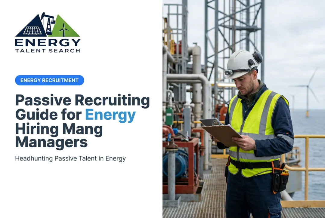 Passive Recruiting Guide for Energy Hiring Managers