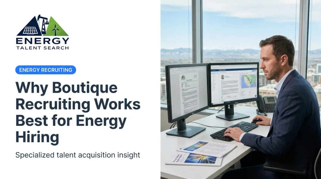 Why Boutique Recruiting Works Best for Energy Hiring