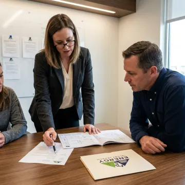 Recruiter reviewing energy engineering candidates