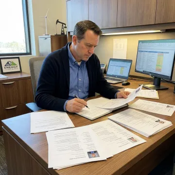 Recruiter reviewing engineering candidate profiles