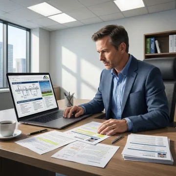 Recruiter reviewing engineering candidates