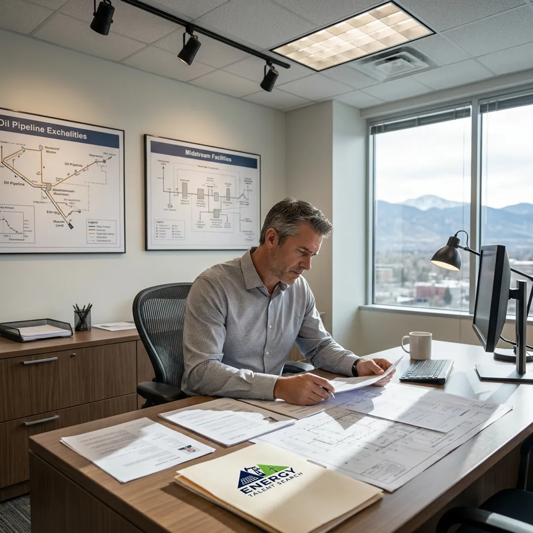 Recruiter reviewing engineering candidates