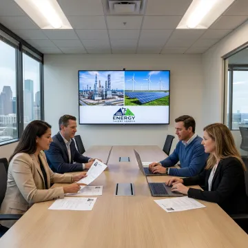 Houston energy staffing recruiters reviewing candidate profiles