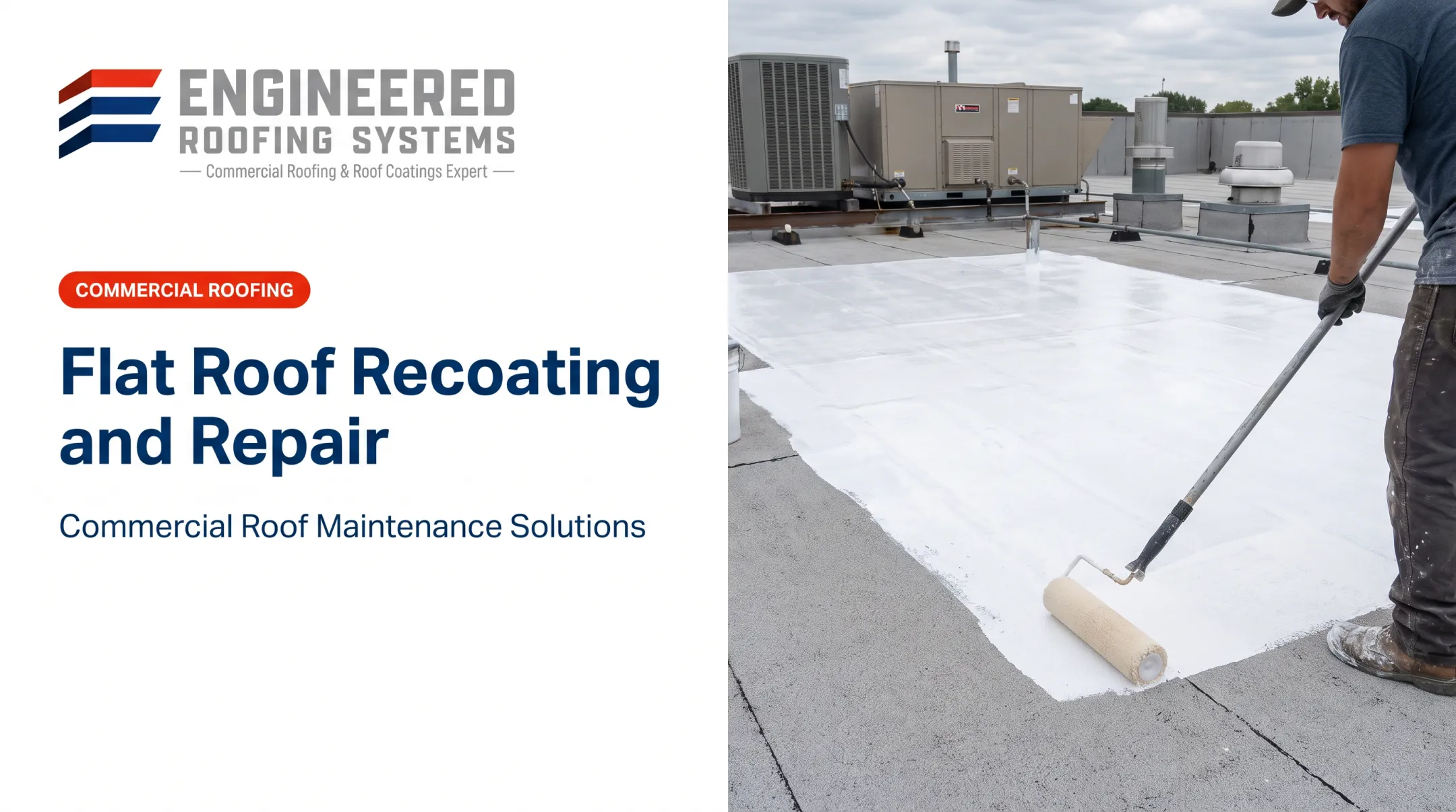 Flat Roof Recoating and Repair
