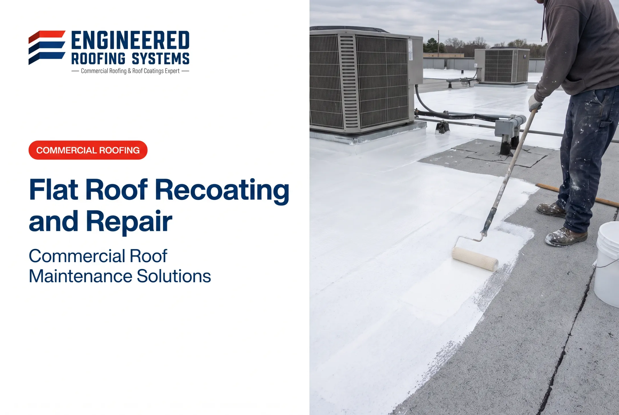 Flat Roof Recoating and Repair
