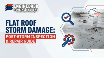 Flat Roof Storm Damage: Post-Storm Inspection &amp; Repair Guide