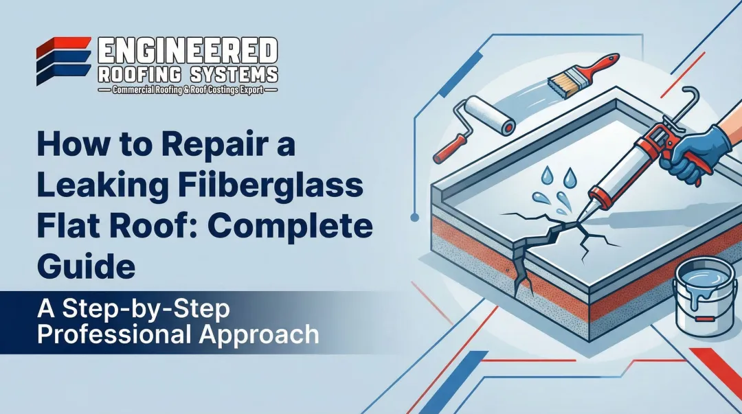 How to Repair a Leaking Fiberglass Flat Roof: Complete Guide