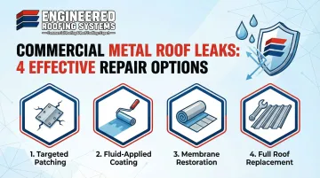 Commercial Metal Roof Leaks: 4 Effective Repair Options
