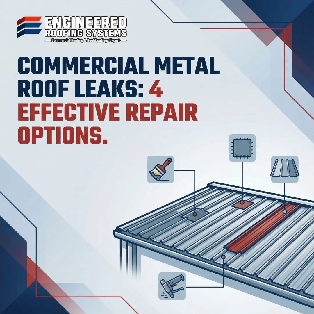 Commercial Metal Roof Leaks: 4 Effective Repair Options
