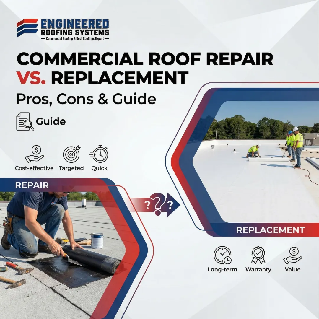 Commercial Roof Repair vs. Replacement: Pros, Cons & Guide